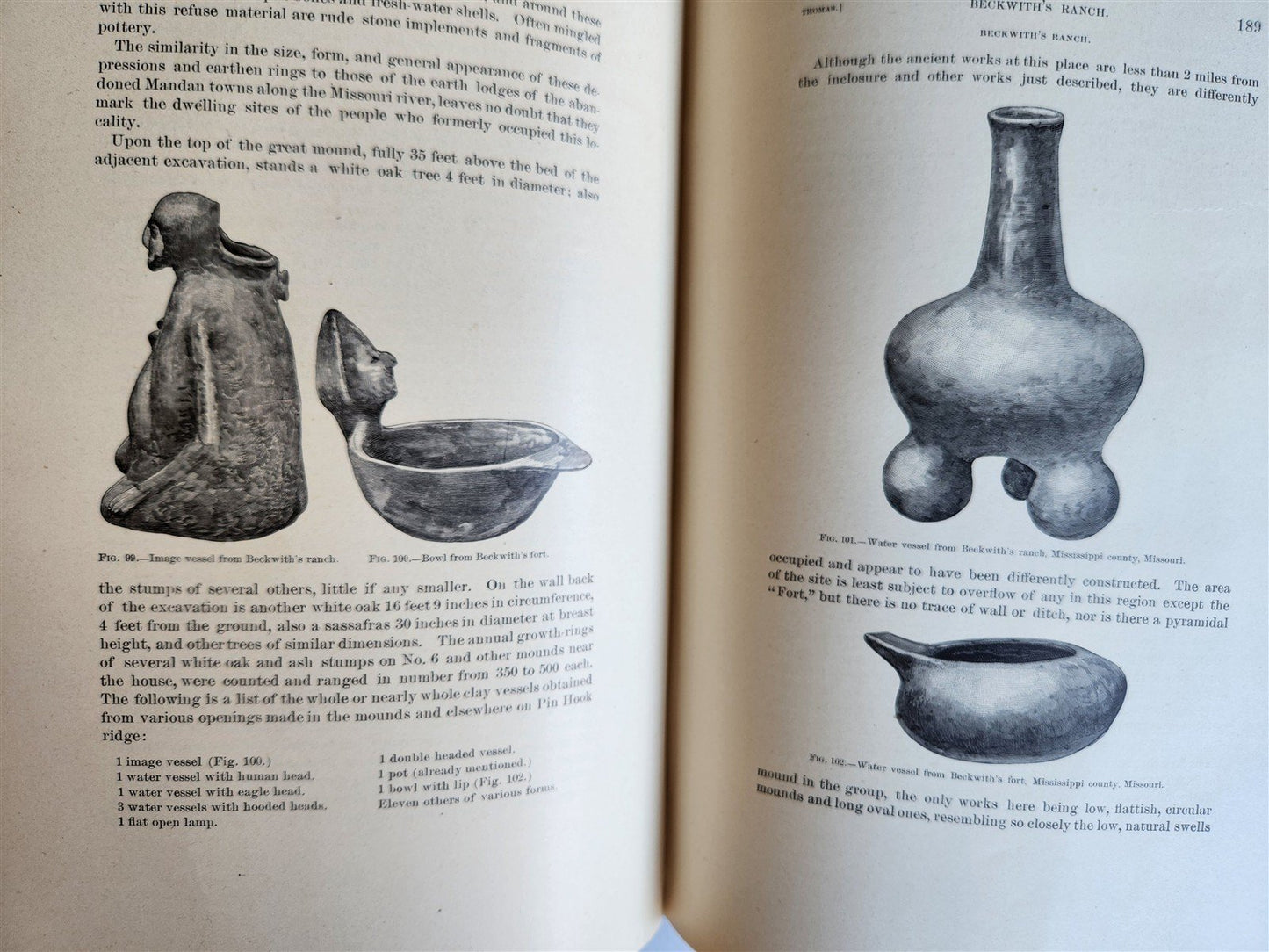 1890-1891 REPORT of AMERICAN BUREAU of ETHNOLOGY by J.POWELL antique ILLUSTRATED