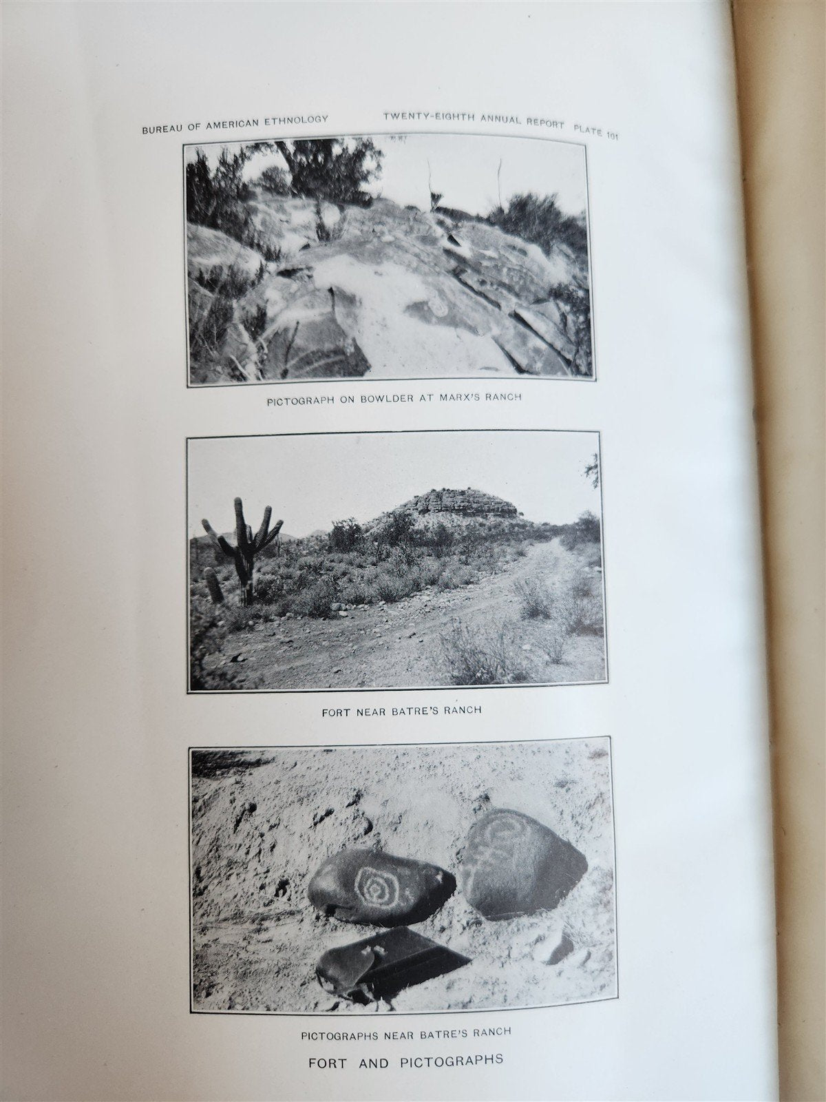 1906-1907 REPORT of the BUREAU of AMERICAN ETHNOLOGY antique ILLUSTRATED