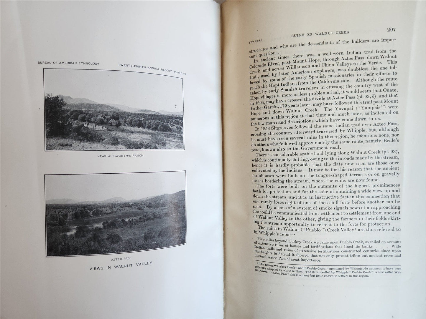 1906-1907 REPORT of the BUREAU of AMERICAN ETHNOLOGY antique ILLUSTRATED