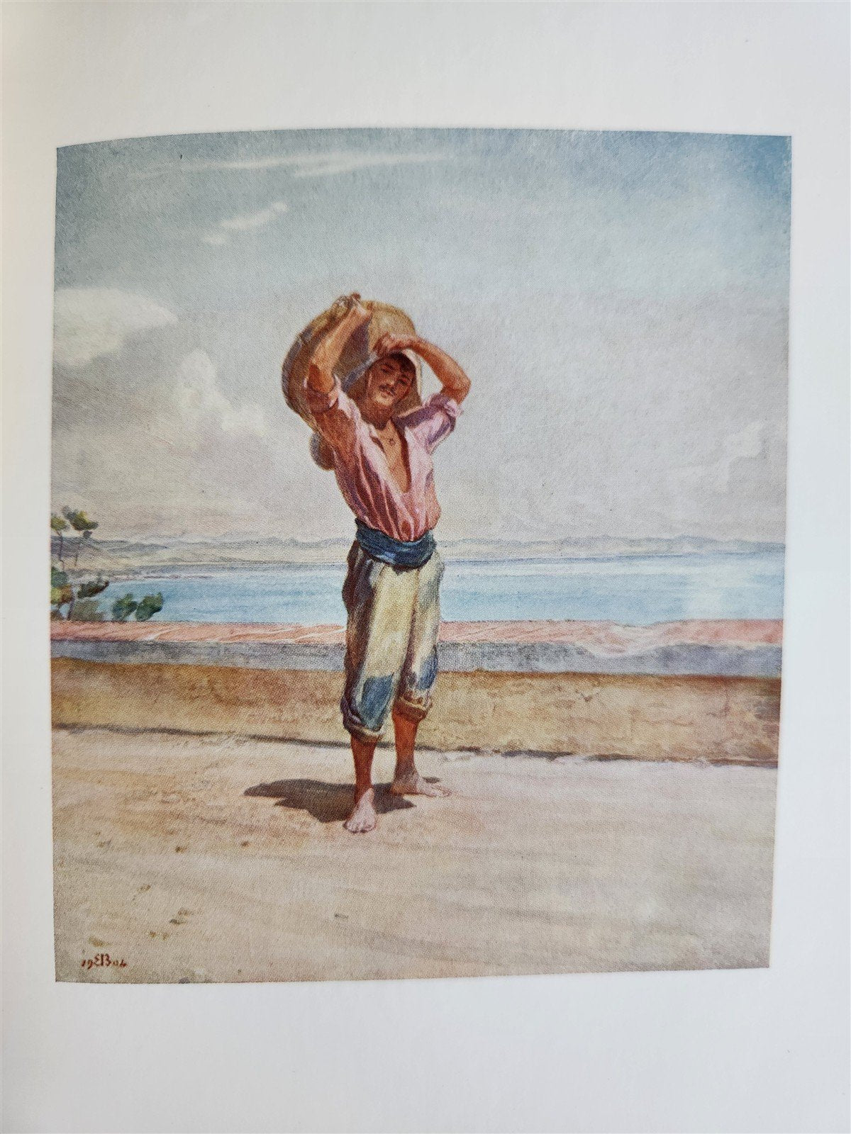 1909 FROM SKETCH BOOK & DIARY by Elizabeth Butler antique ILLUSTRATED TRAVELS