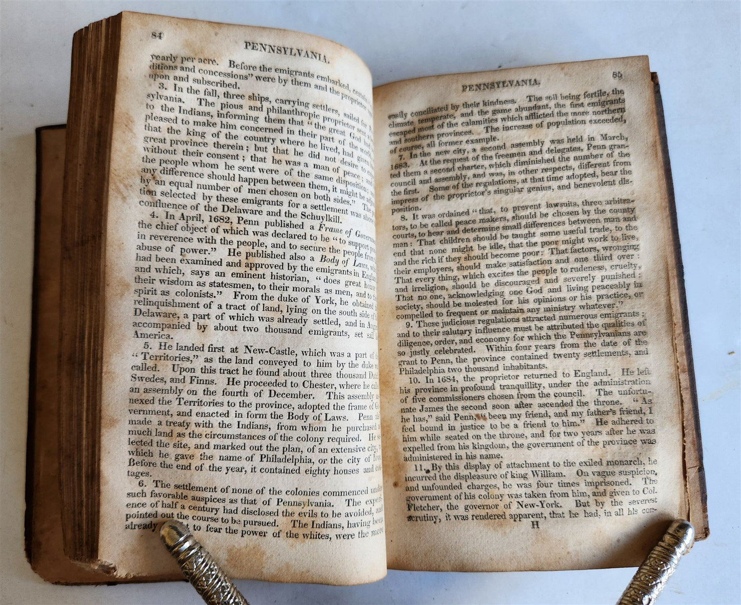 1826 HISTORY OF UNITED STATES from COLONIES to CLOSE of WAR w/ ENGLAND antique