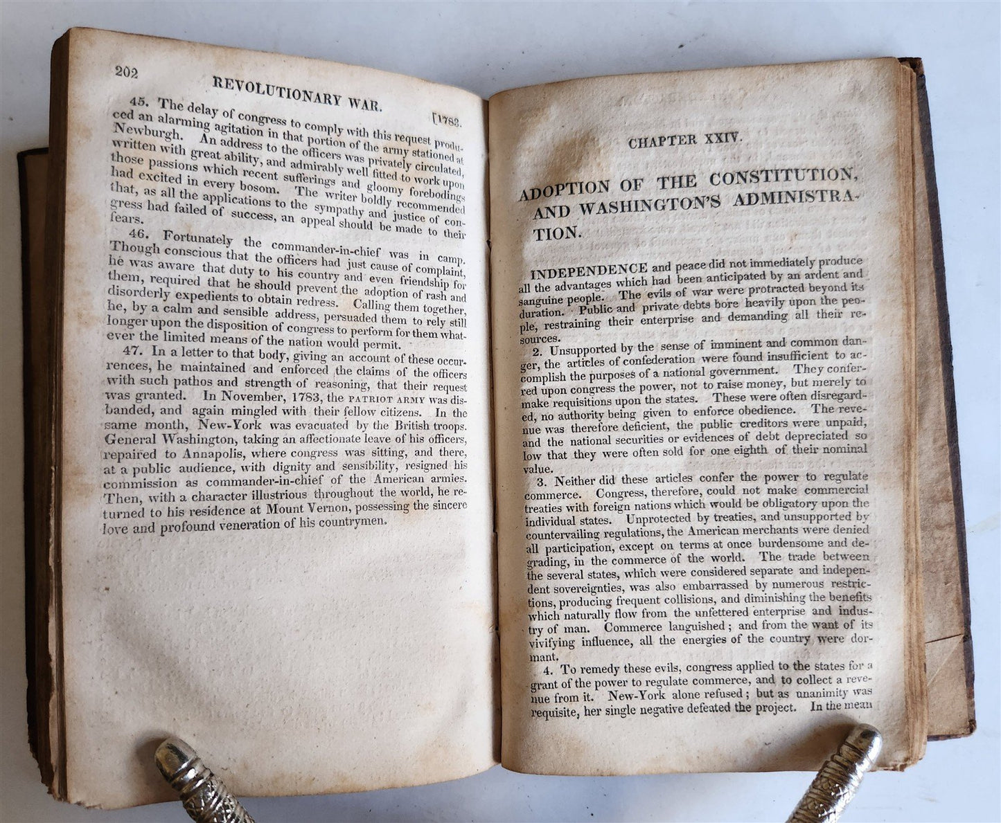 1826 HISTORY OF UNITED STATES from COLONIES to CLOSE of WAR w/ ENGLAND antique