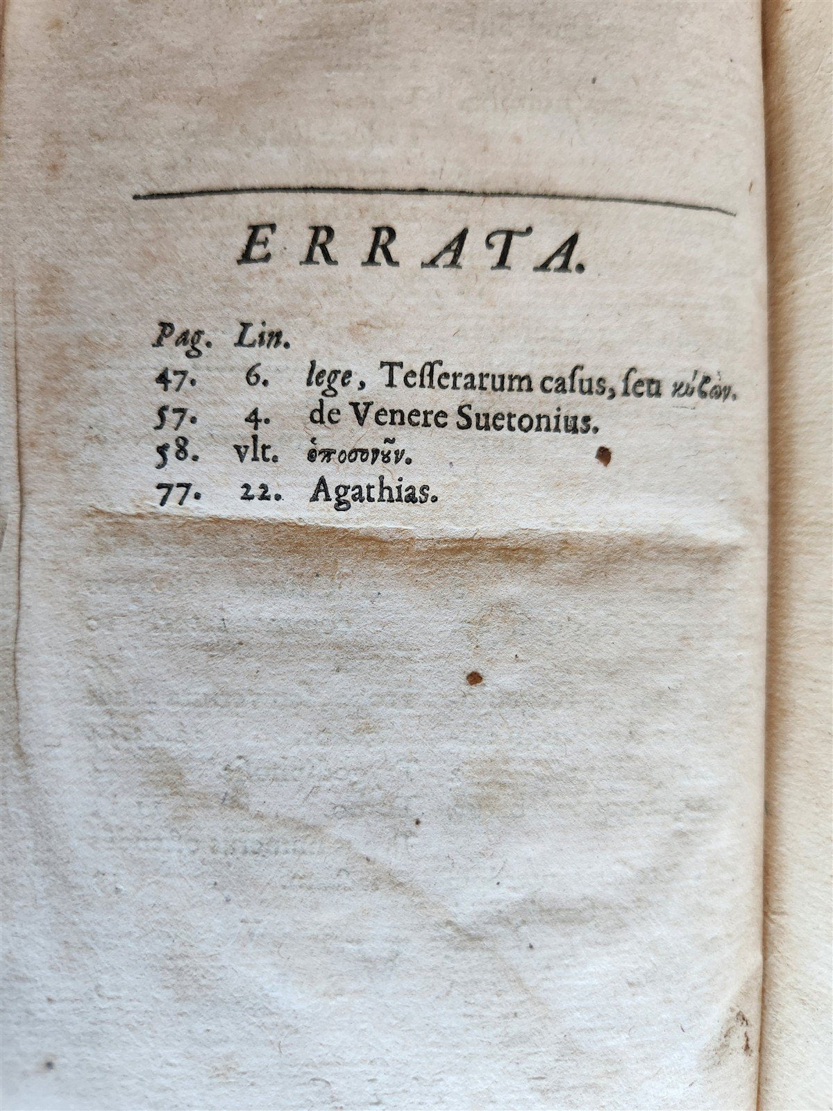 1627 GAMES of ANCIENTS antique De Ludis Privatis, ac Domesticis Veterum SCARCE