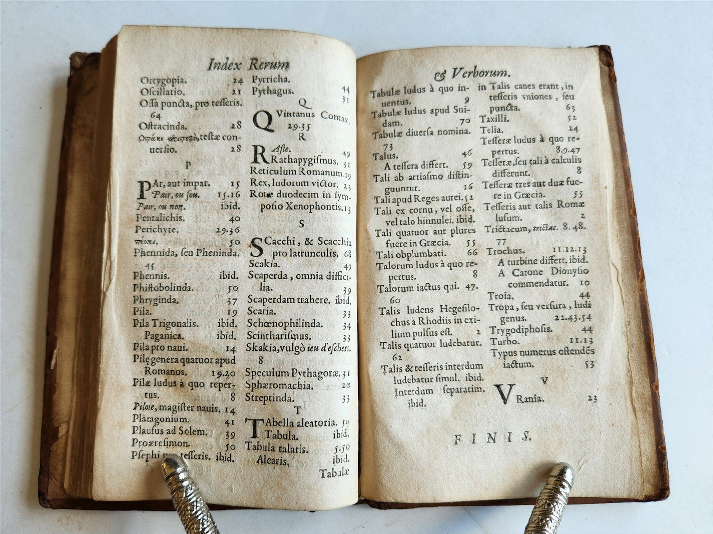 1627 GAMES of ANCIENTS antique De Ludis Privatis, ac Domesticis Veterum SCARCE