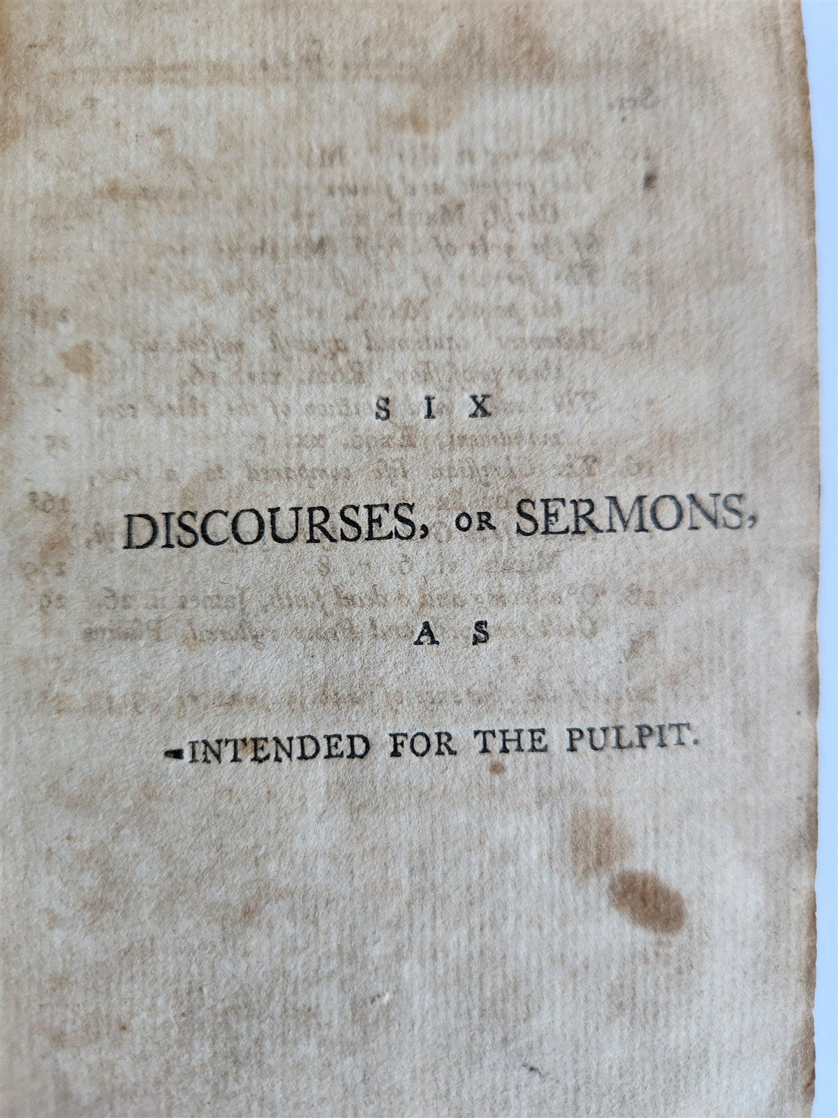 1796 PHILADELPHIA IMPRINT - SERMONS by John Newton ANTIQUE