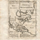 1719 MAP OF NORTH AMERICA plate 8 from Beschreibung Des gantzen Welt-Kreises