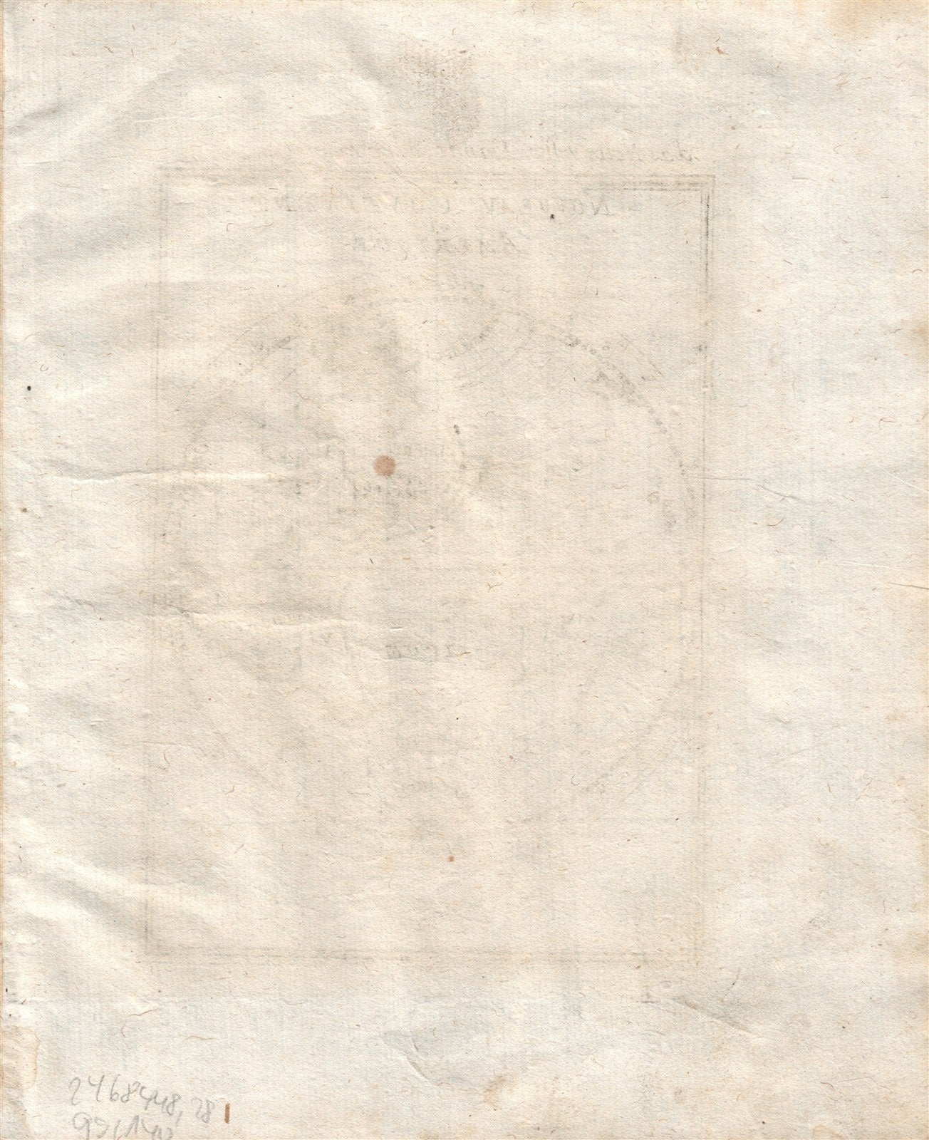 1719 AMERICAN CONTINENT MAP plate 7 from Beschreibung Des gantzen Welt-Kreises