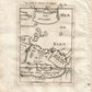 1719 FRENCH GUIANA MAP plate 38 from Beschreibung Des gantzen Welt-Kreises
