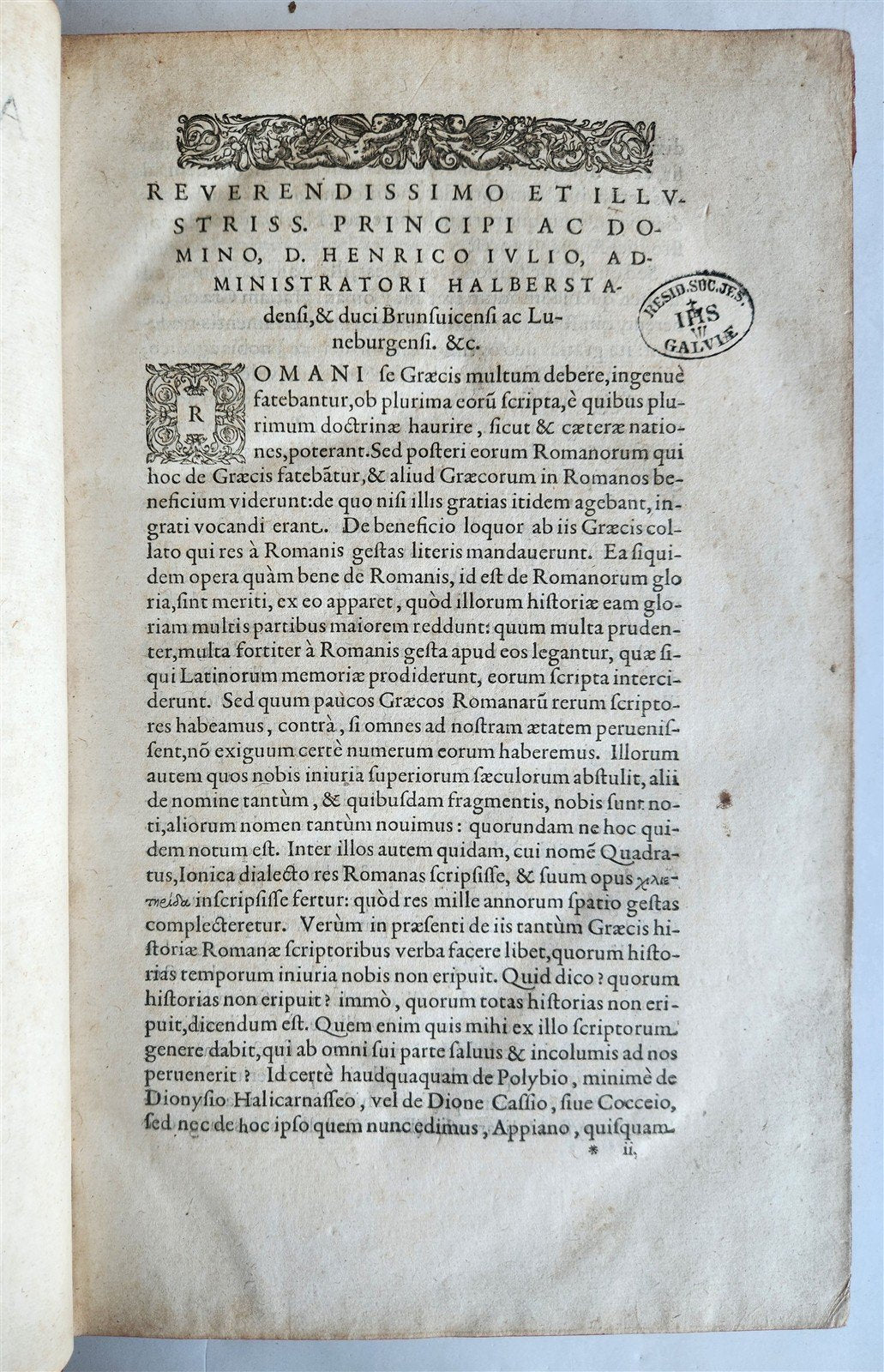 1592 ESTIENNE PRESS HISTORY by APPIAN of ALEXANDRIA 16th CENTURY FOLIO ANTIQUE