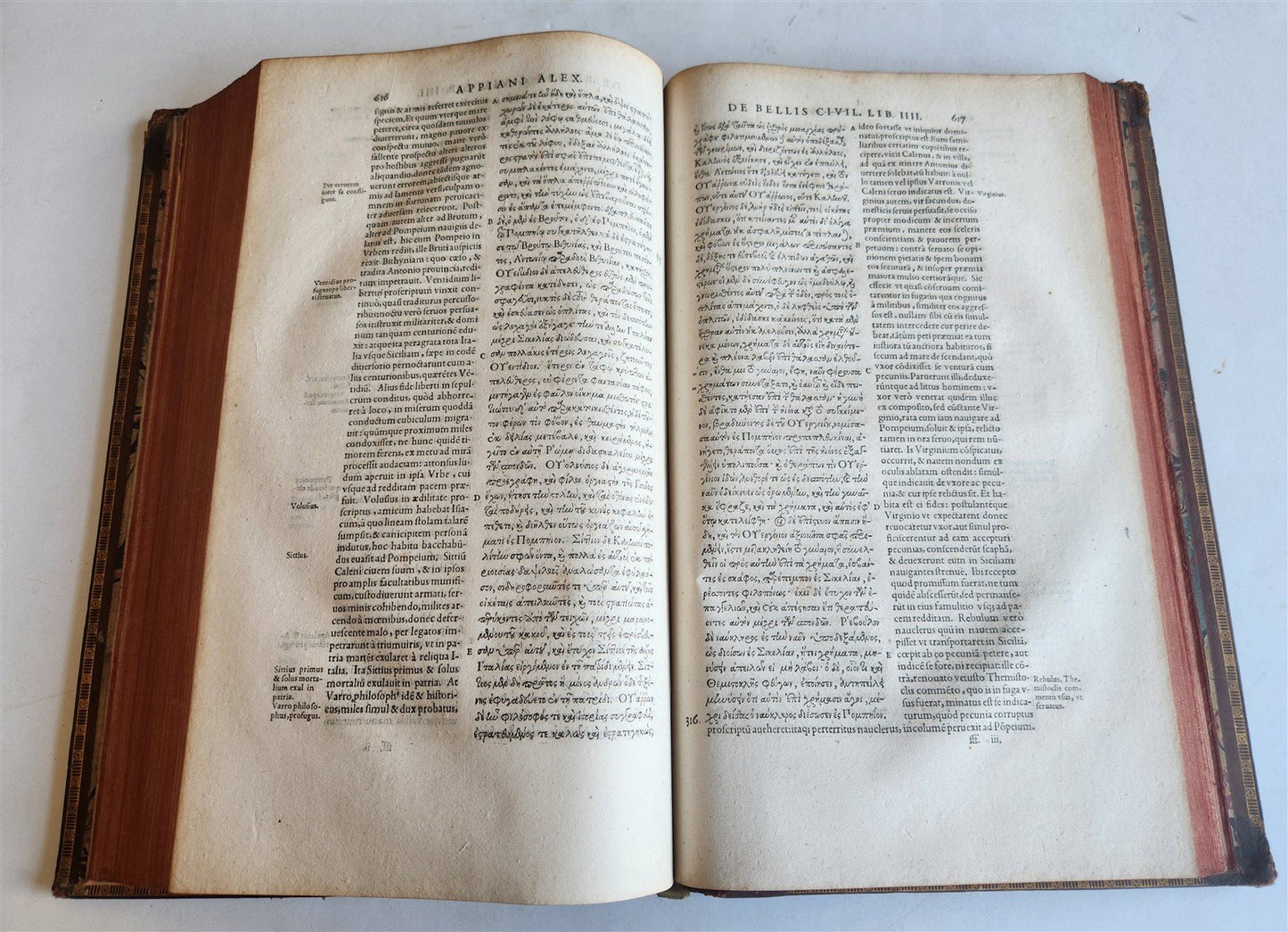 1592 ESTIENNE PRESS HISTORY by APPIAN of ALEXANDRIA 16th CENTURY FOLIO ANTIQUE