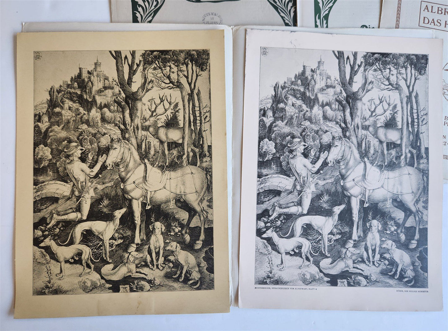 1900s ALBRECHT DURER lot of 10 GERMAN ART PUBLICATIONS FOLIO ANTIQUE