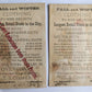 BROOKLYN NY 2 ANTIQUE VICTORIAN TRADE CARDS COOPER CLOTHING