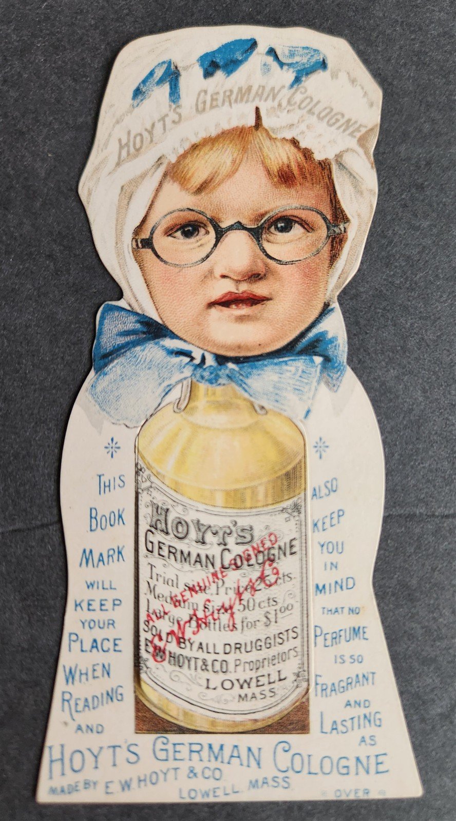 LOWELL MA ANTIQUE VICTORIAN TRADE CARD - RUBIFOAM for TEETH