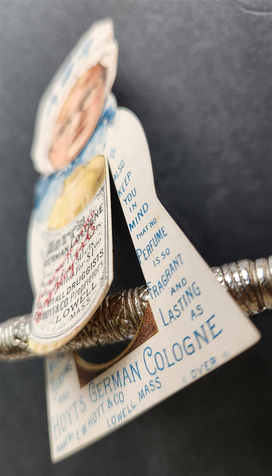 LOWELL MA ANTIQUE VICTORIAN TRADE CARD - RUBIFOAM for TEETH