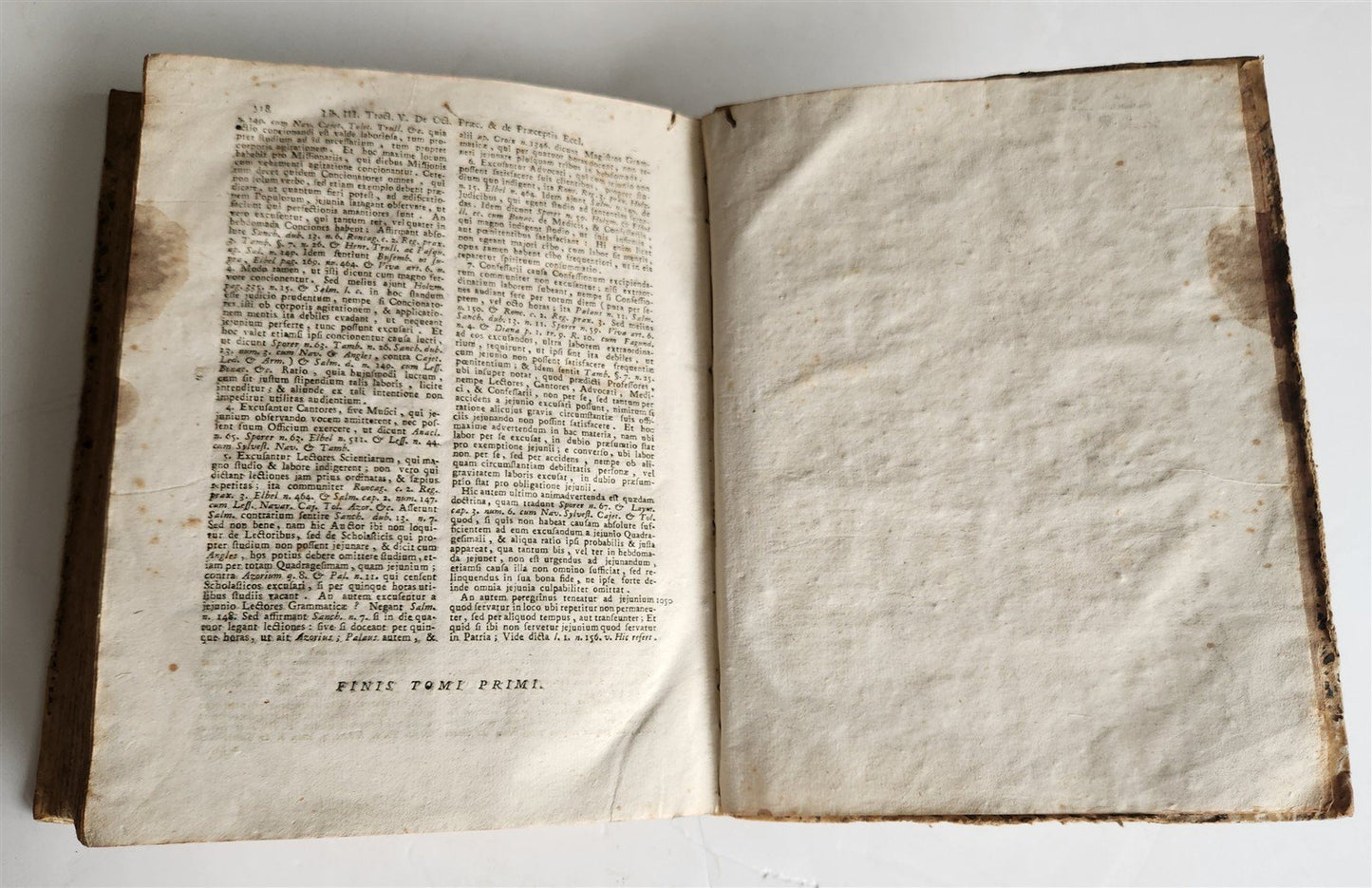 1793 THEOLOGY by ALPHONSI de LIGORIO antique in LATIN THEOLOGIA MORALIS