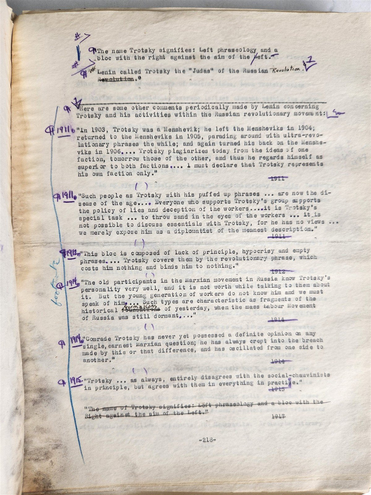 TYPESCRIPT RISE OF SOVIET POWER HISTORY of RUSSIA from 1917 to 1945 MANUSCRIPT