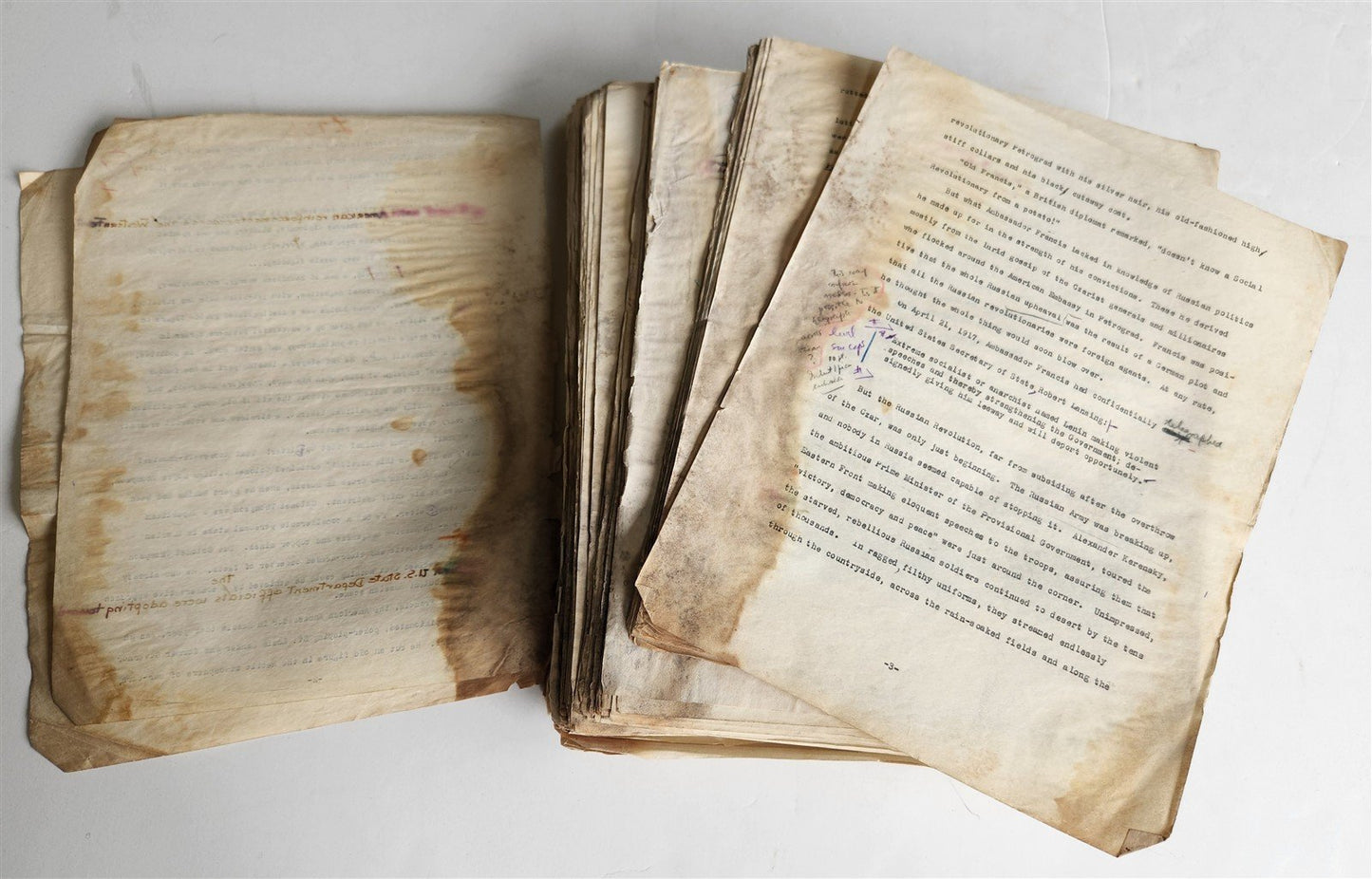 TYPESCRIPT RISE OF SOVIET POWER HISTORY of RUSSIA from 1917 to 1945 MANUSCRIPT