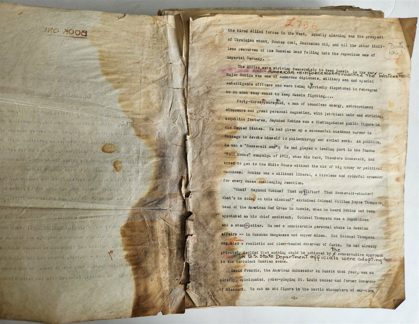 TYPESCRIPT RISE OF SOVIET POWER HISTORY of RUSSIA from 1917 to 1945 MANUSCRIPT