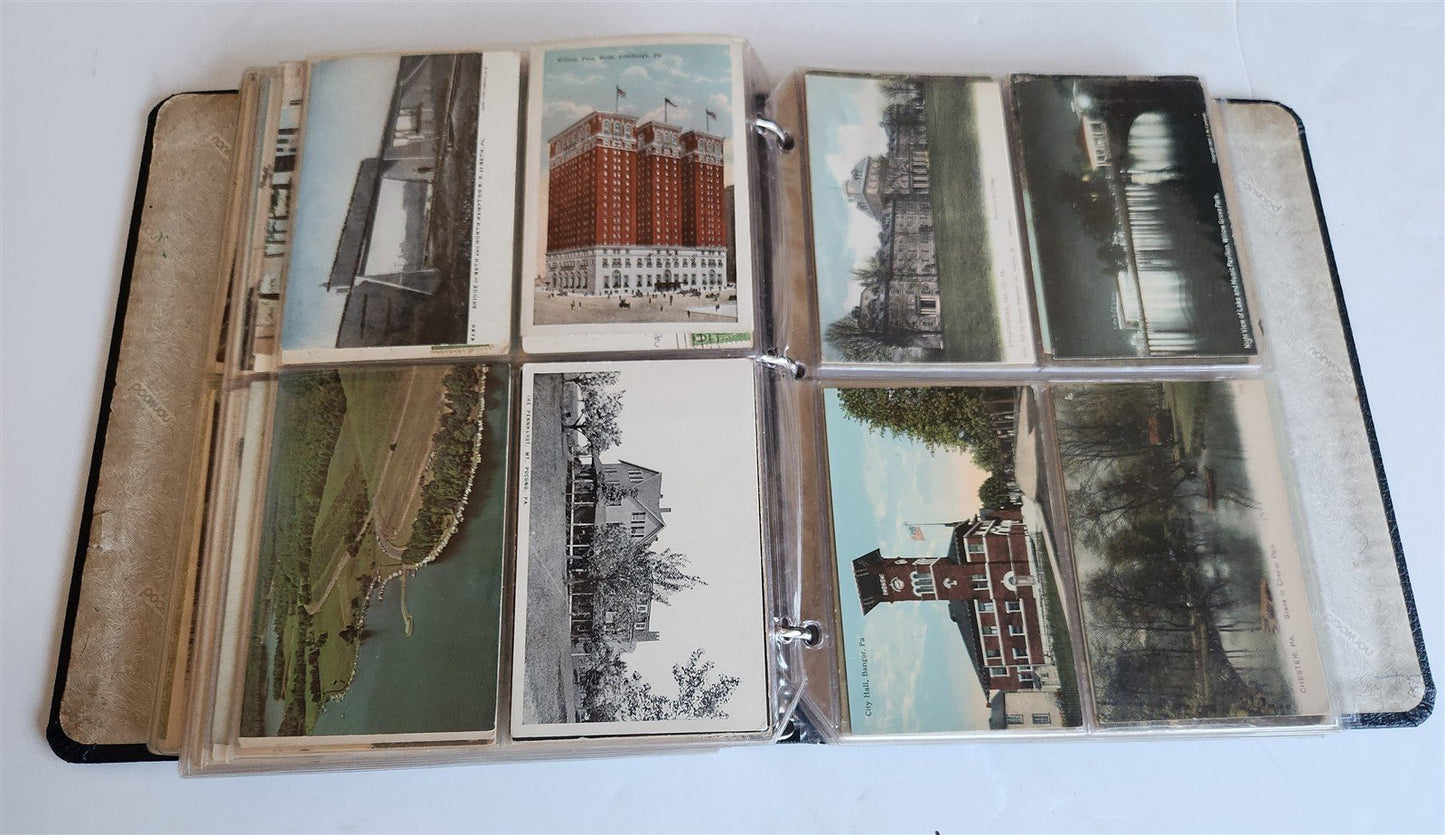 PENNSYLVANIA PA COLLECTION of 232 ANTIQUE & VINTAGE POSTCARDS