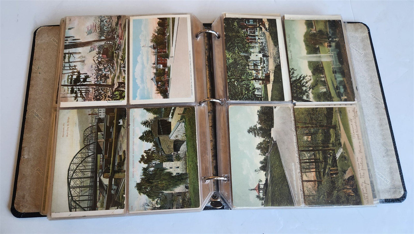 PENNSYLVANIA PA COLLECTION of 232 ANTIQUE & VINTAGE POSTCARDS