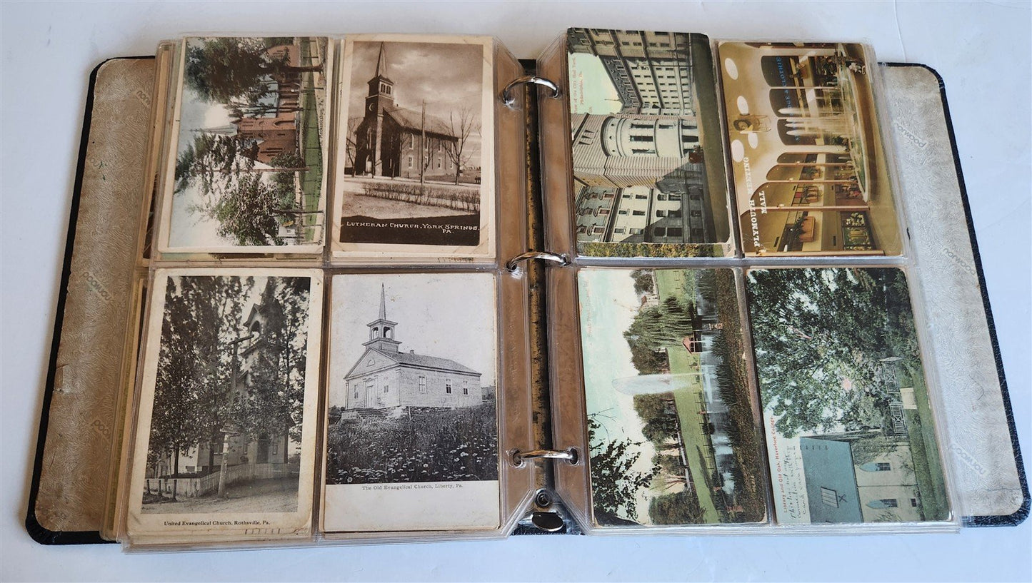 PENNSYLVANIA PA COLLECTION of 232 ANTIQUE & VINTAGE POSTCARDS