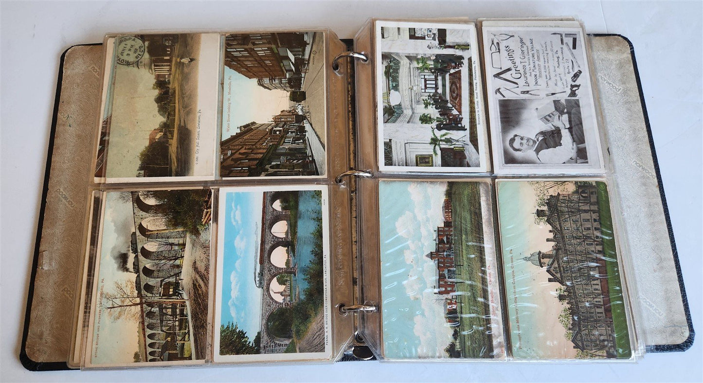 PENNSYLVANIA PA COLLECTION of 232 ANTIQUE & VINTAGE POSTCARDS