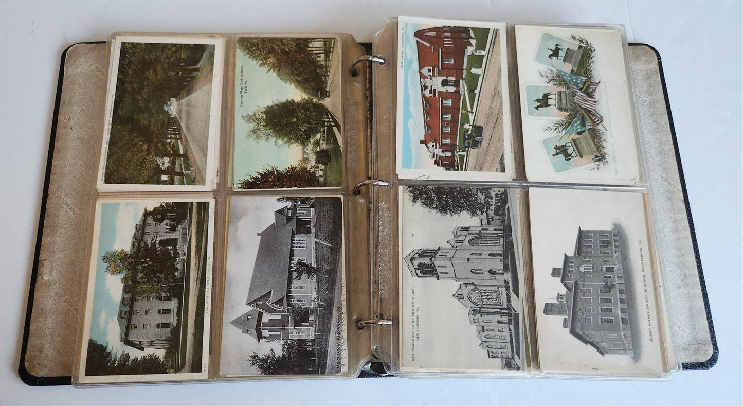 PENNSYLVANIA PA COLLECTION of 232 ANTIQUE & VINTAGE POSTCARDS