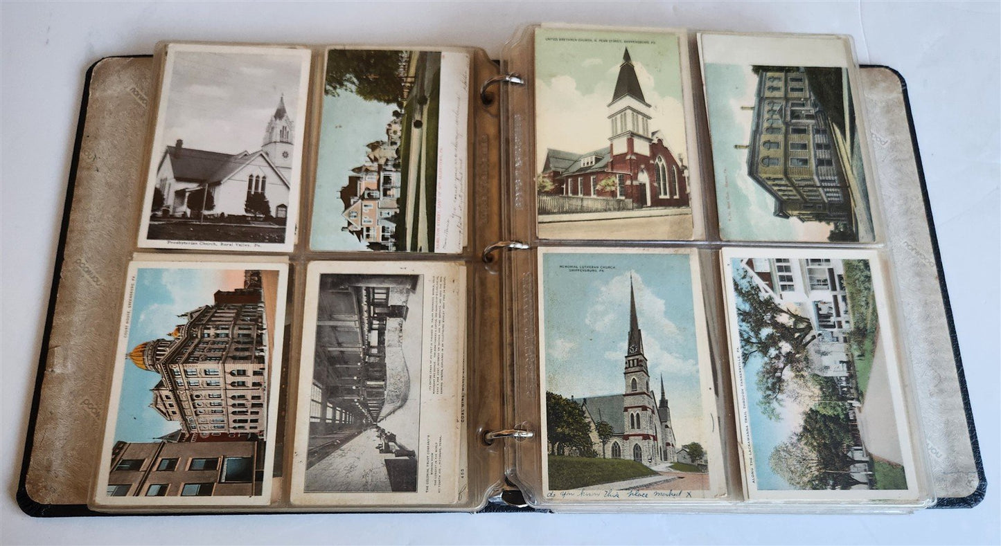 PENNSYLVANIA PA COLLECTION of 232 ANTIQUE & VINTAGE POSTCARDS