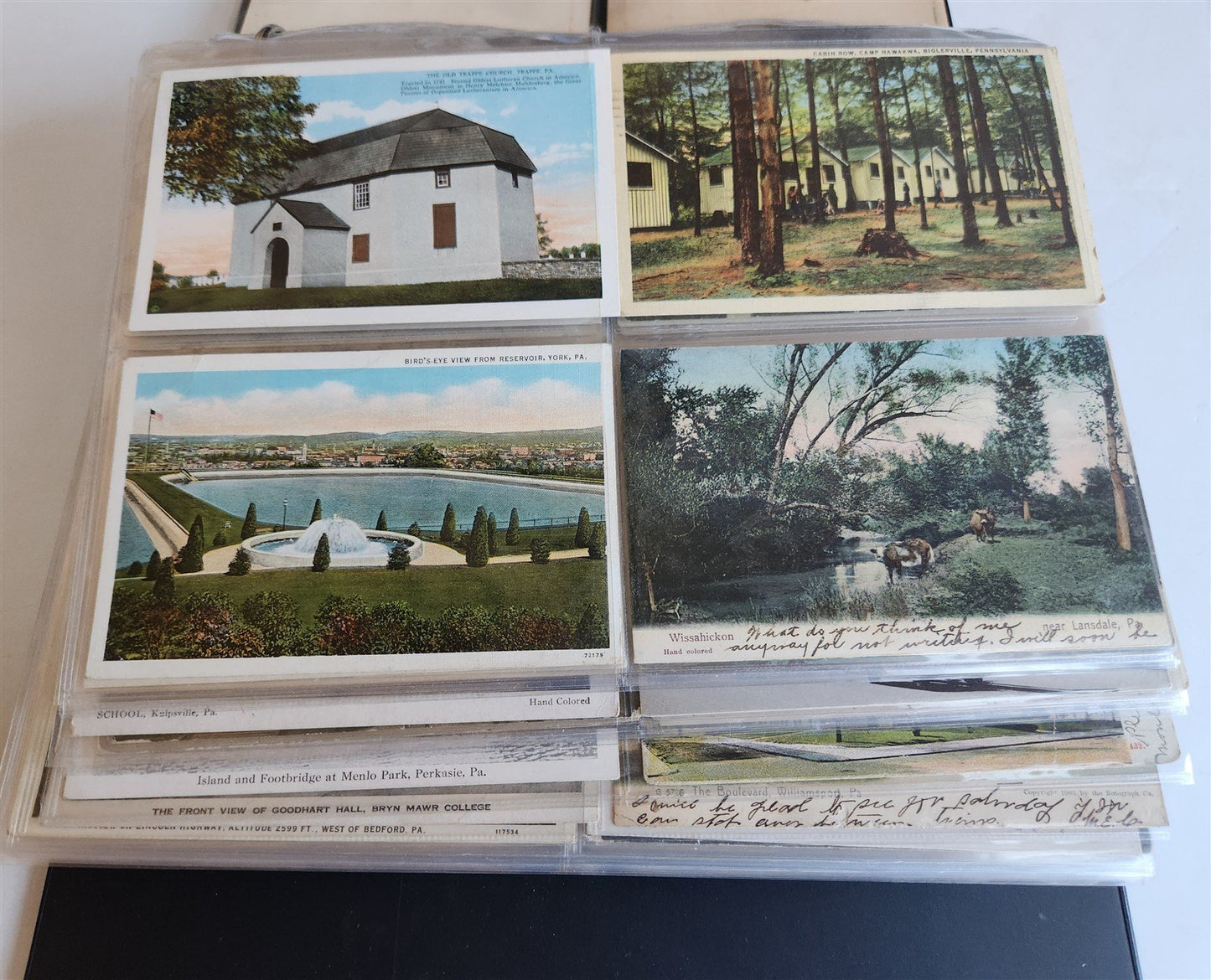 PENNSYLVANIA PA COLLECTION of 231 ANTIQUE & VINTAGE POSTCARDS