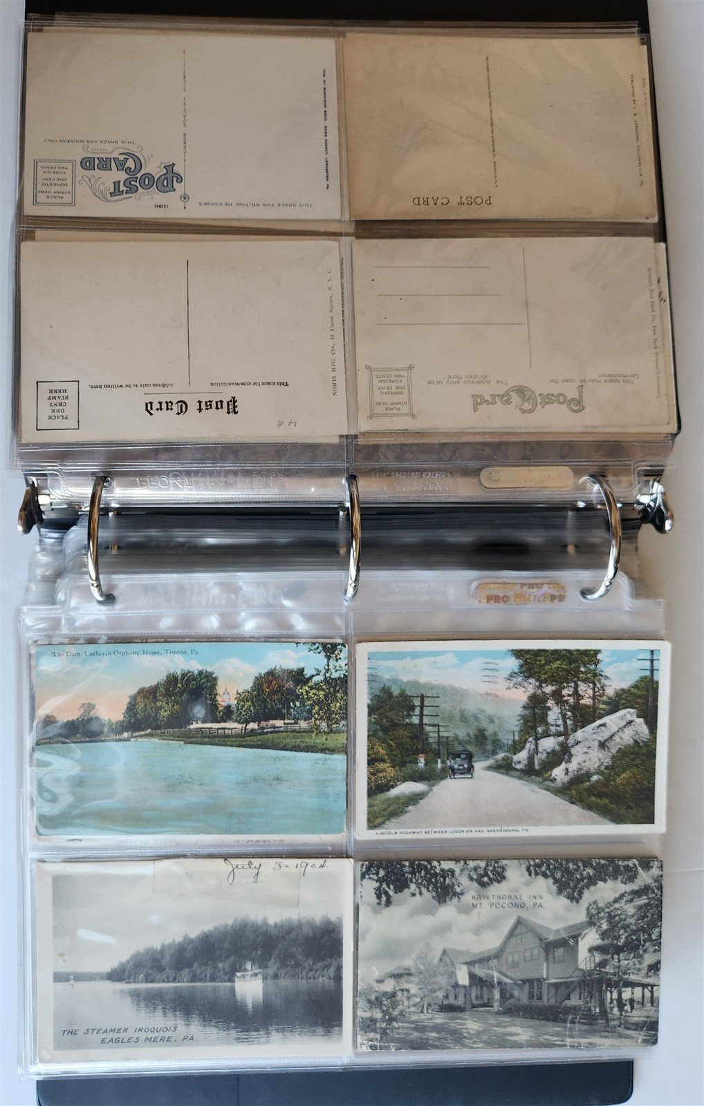 PENNSYLVANIA PA COLLECTION of 231 ANTIQUE & VINTAGE POSTCARDS