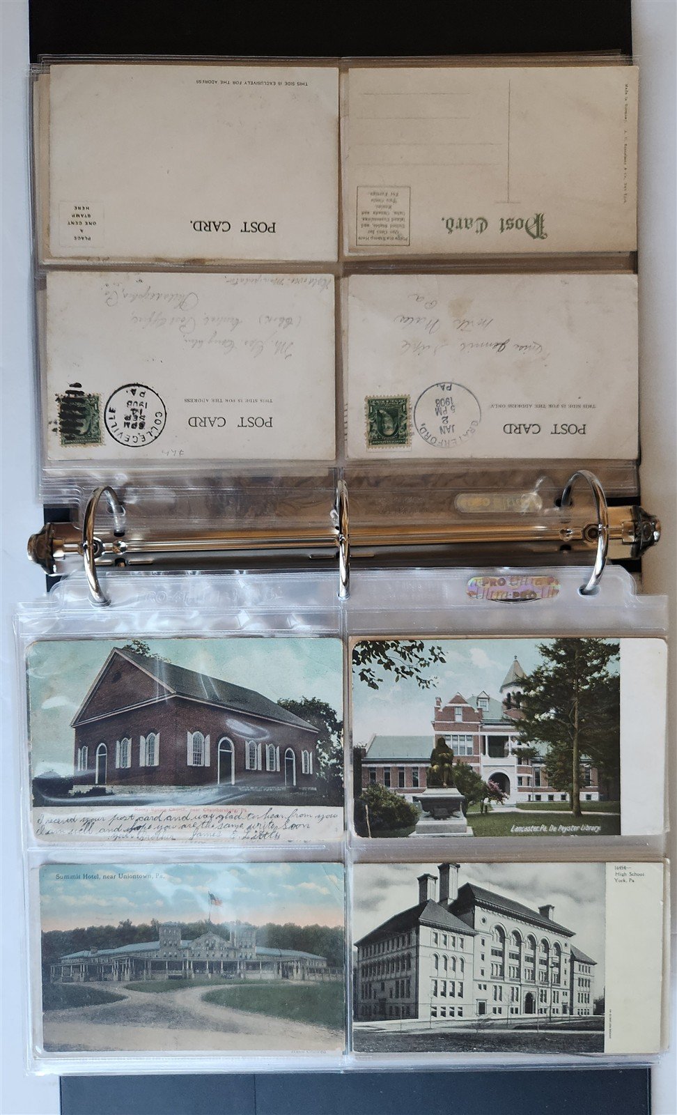 PENNSYLVANIA PA COLLECTION of 231 ANTIQUE & VINTAGE POSTCARDS