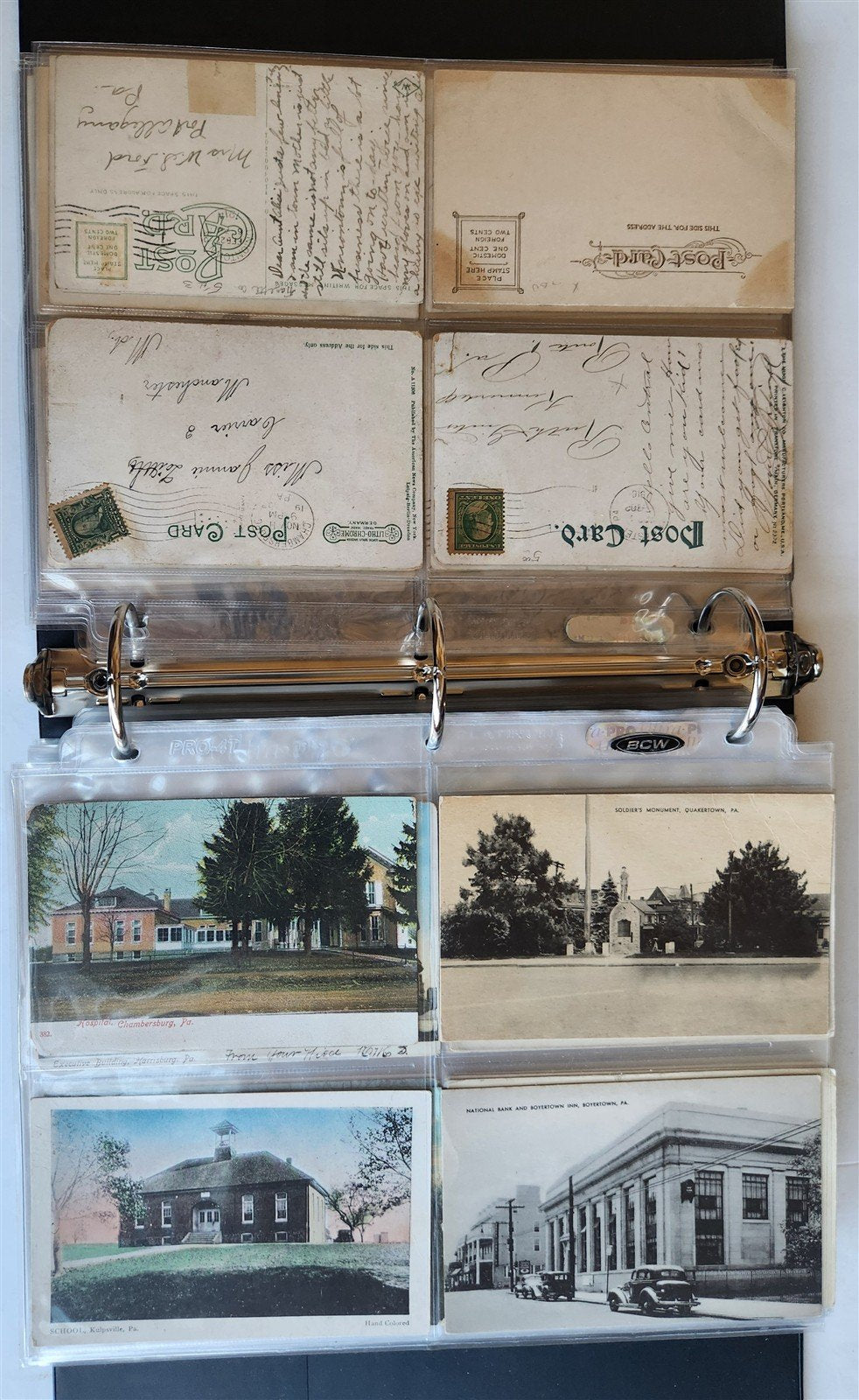 PENNSYLVANIA PA COLLECTION of 231 ANTIQUE & VINTAGE POSTCARDS