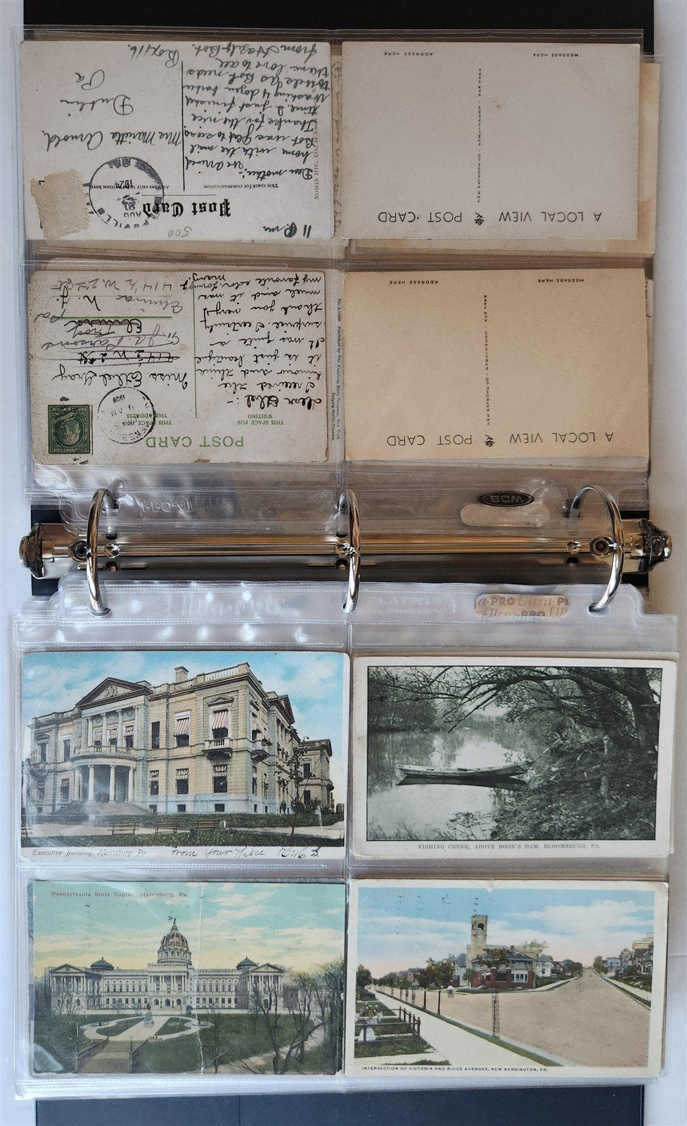 PENNSYLVANIA PA COLLECTION of 231 ANTIQUE & VINTAGE POSTCARDS