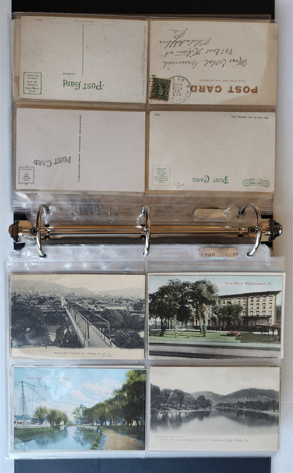 PENNSYLVANIA PA COLLECTION of 231 ANTIQUE & VINTAGE POSTCARDS