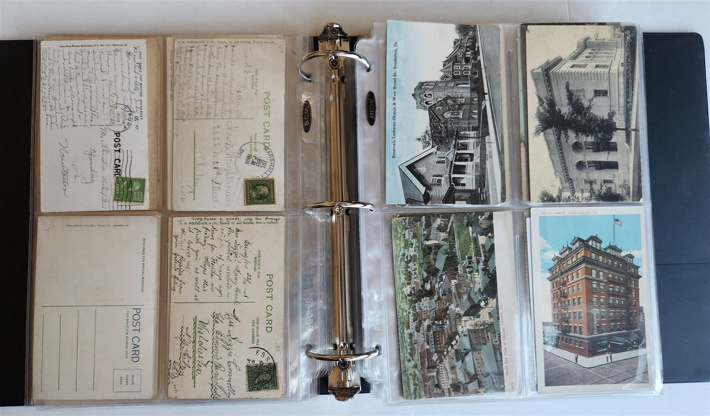 PENNSYLVANIA PA COLLECTION of 231 ANTIQUE & VINTAGE POSTCARDS