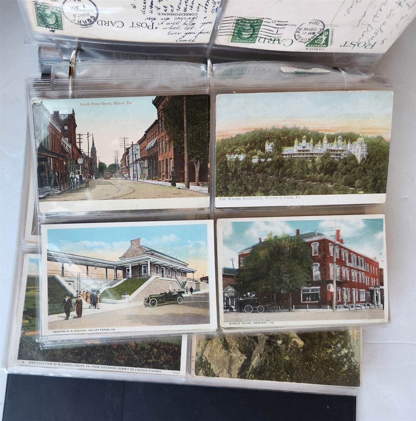 PENNSYLVANIA PA COLLECTION of 231 ANTIQUE & VINTAGE POSTCARDS