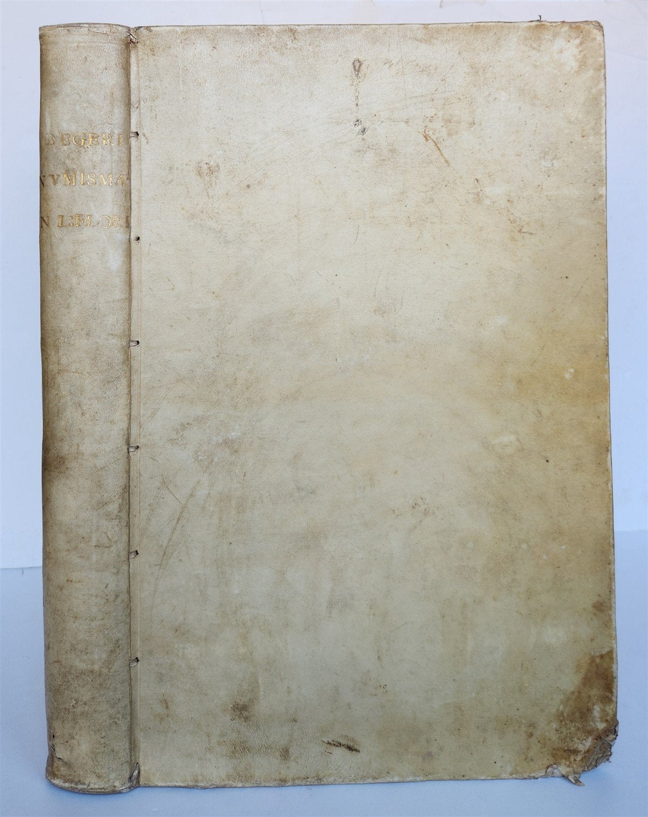 1704 ROMAN HISTORY ILLUSTRATED LARGE FOLIO antique VELLUM BOUND