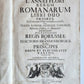 1704 ROMAN HISTORY ILLUSTRATED LARGE FOLIO antique VELLUM BOUND