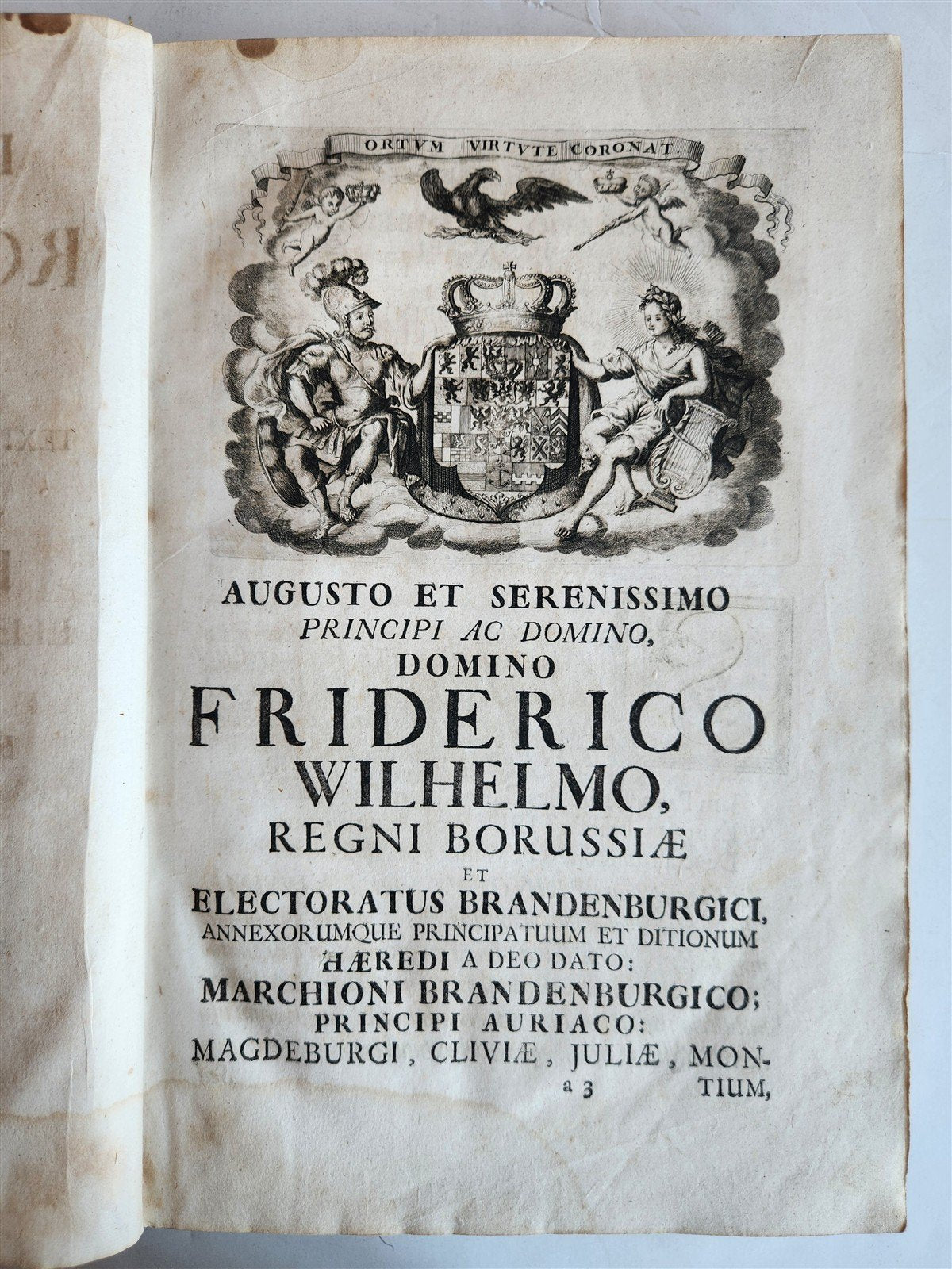 1704 ROMAN HISTORY ILLUSTRATED LARGE FOLIO antique VELLUM BOUND