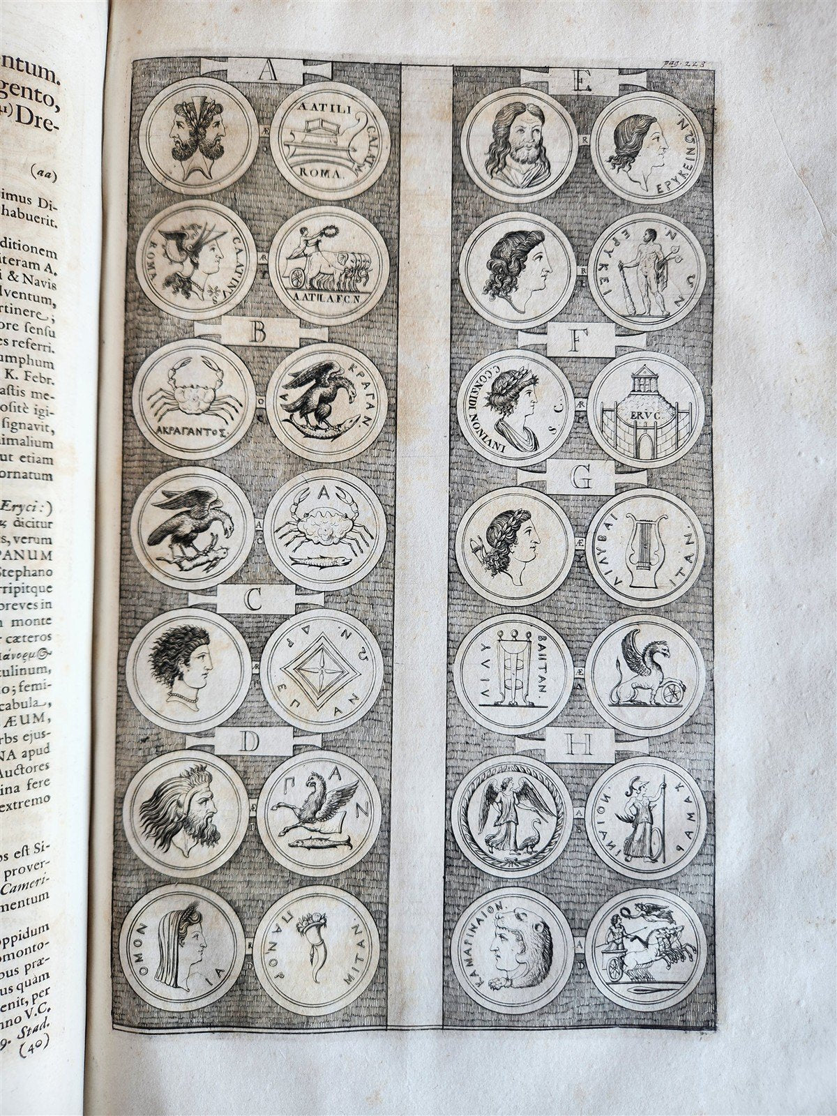 1704 ROMAN HISTORY ILLUSTRATED LARGE FOLIO antique VELLUM BOUND