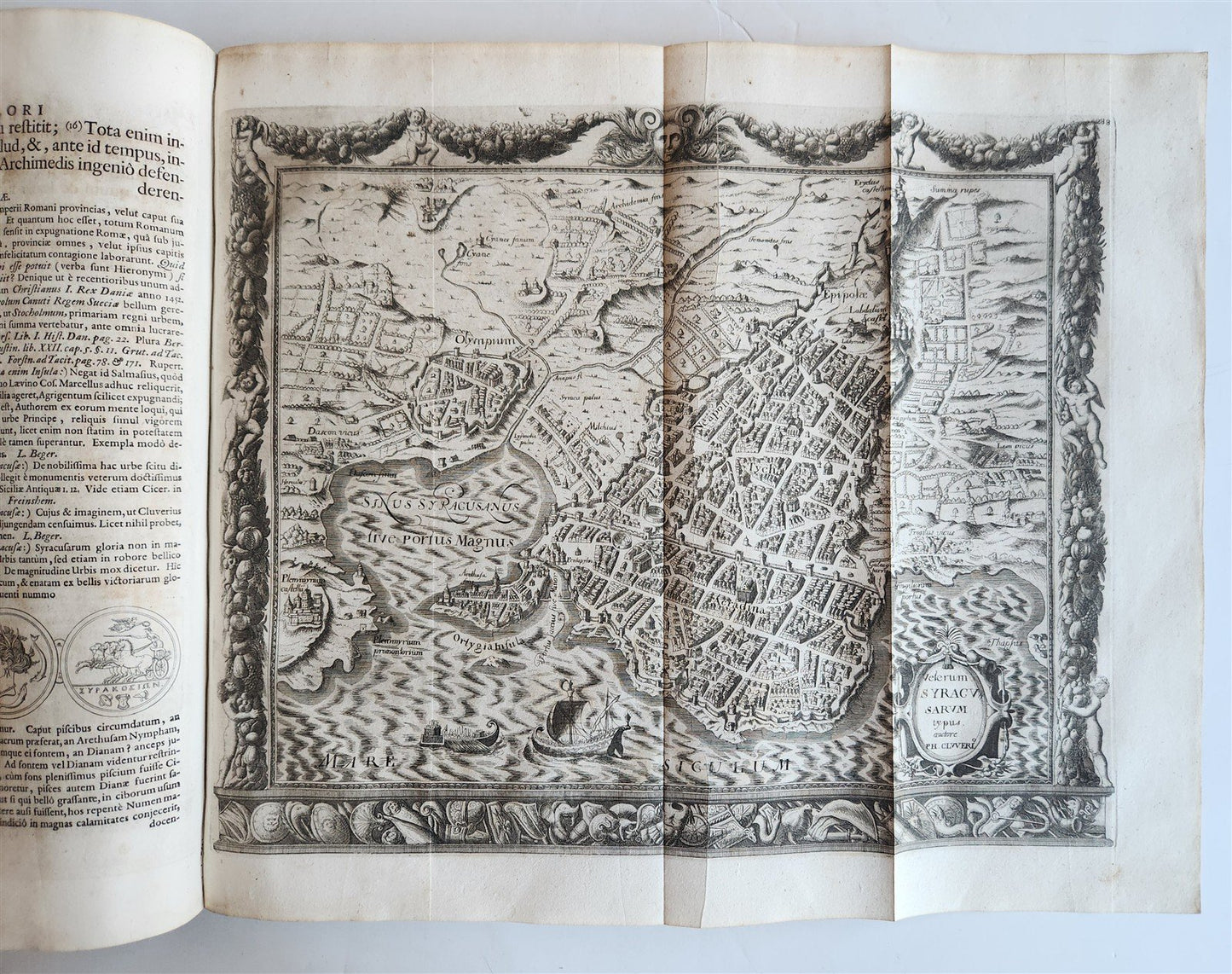 1704 ROMAN HISTORY ILLUSTRATED LARGE FOLIO antique VELLUM BOUND