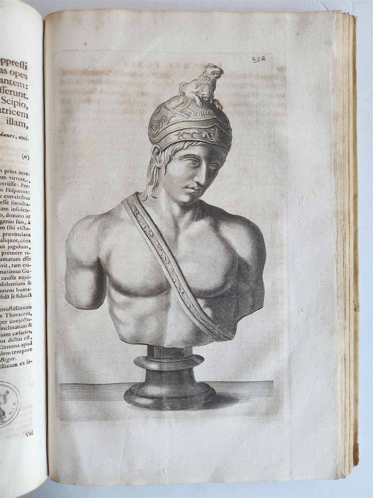 1704 ROMAN HISTORY ILLUSTRATED LARGE FOLIO antique VELLUM BOUND