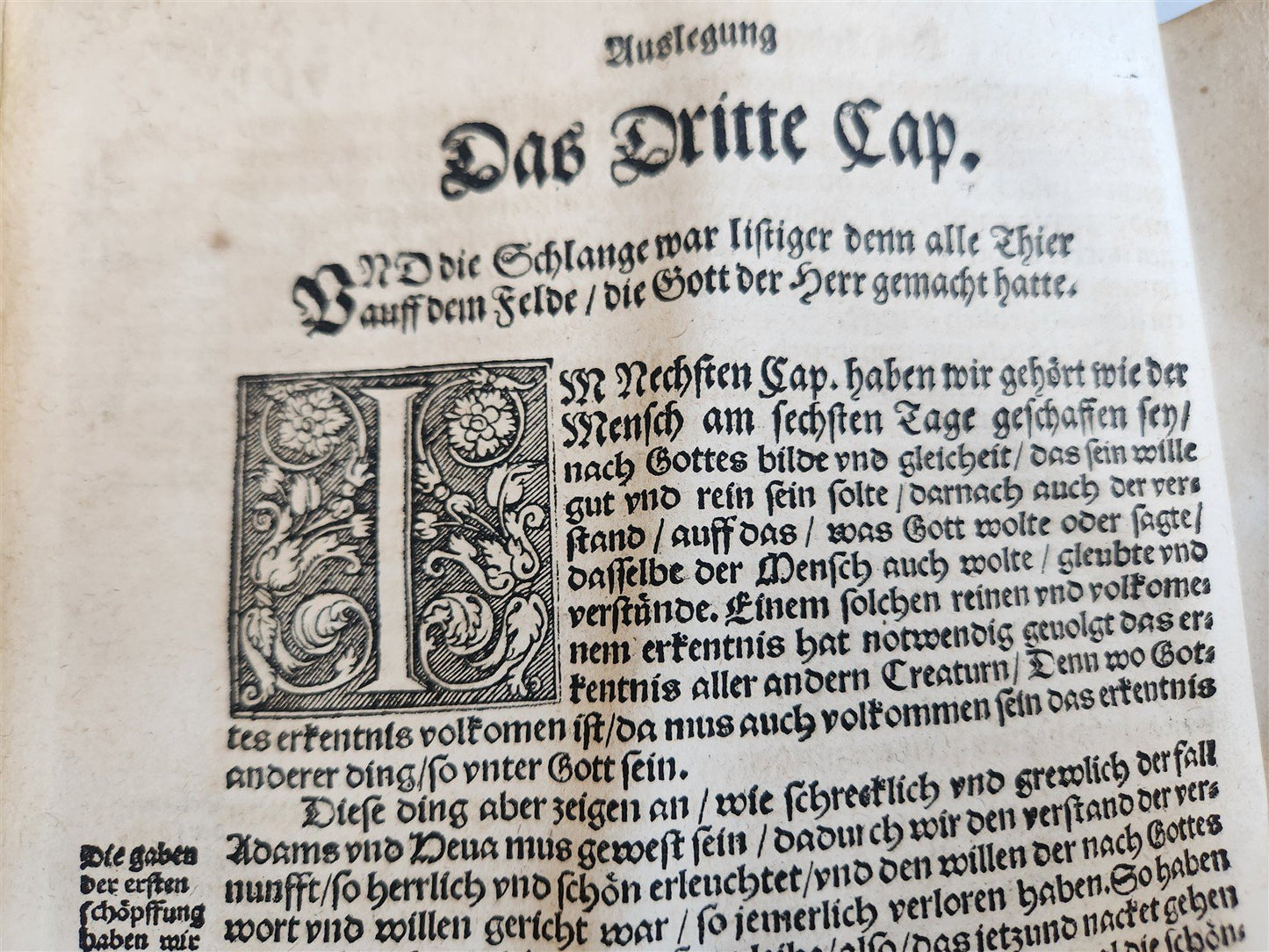 1558 MARTIN LUTHER WORKS PIGSKIN BOUND FOLIO in GERMAN antique