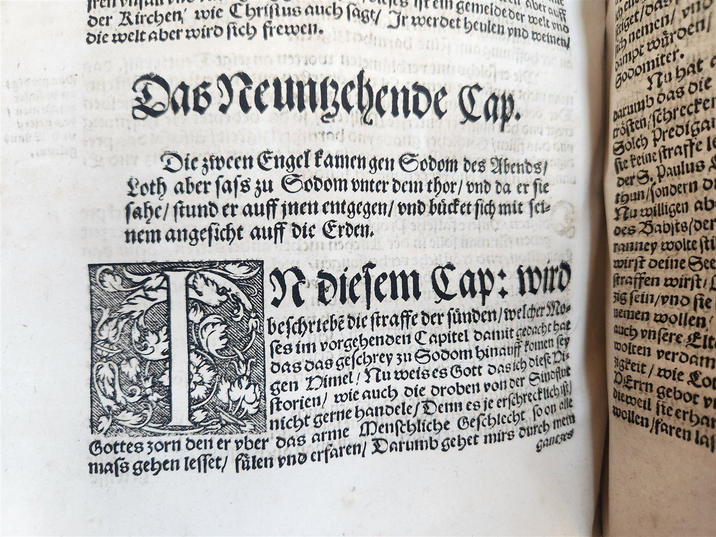 1558 MARTIN LUTHER WORKS PIGSKIN BOUND FOLIO in GERMAN antique