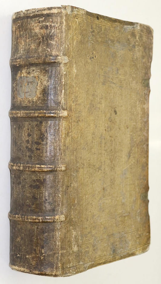 1558 MARTIN LUTHER WORKS PIGSKIN BOUND FOLIO in GERMAN antique