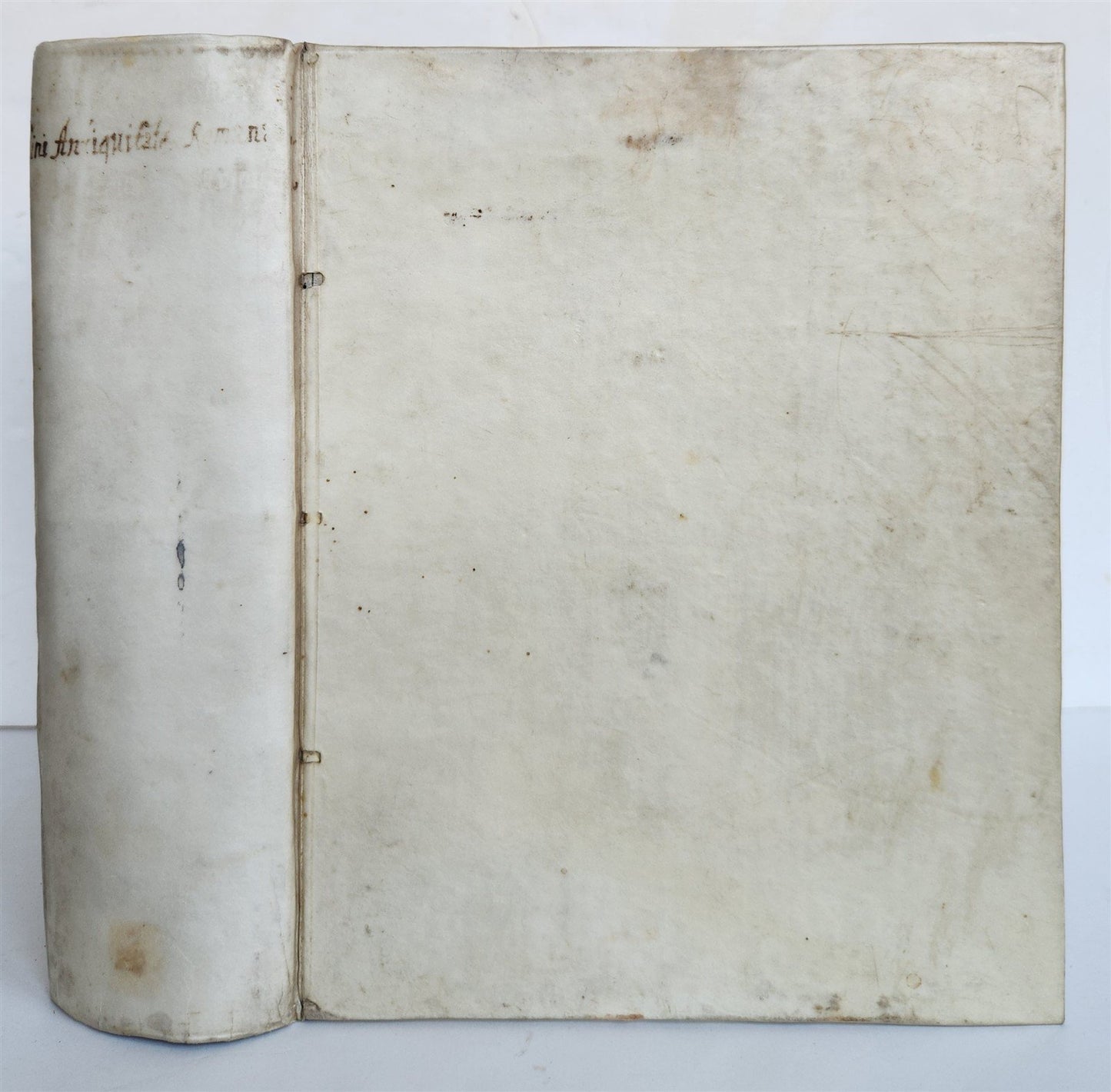 1685 ROMAN ANTIQUTIES antique ILLUSTRATED vellum bound in LATIN