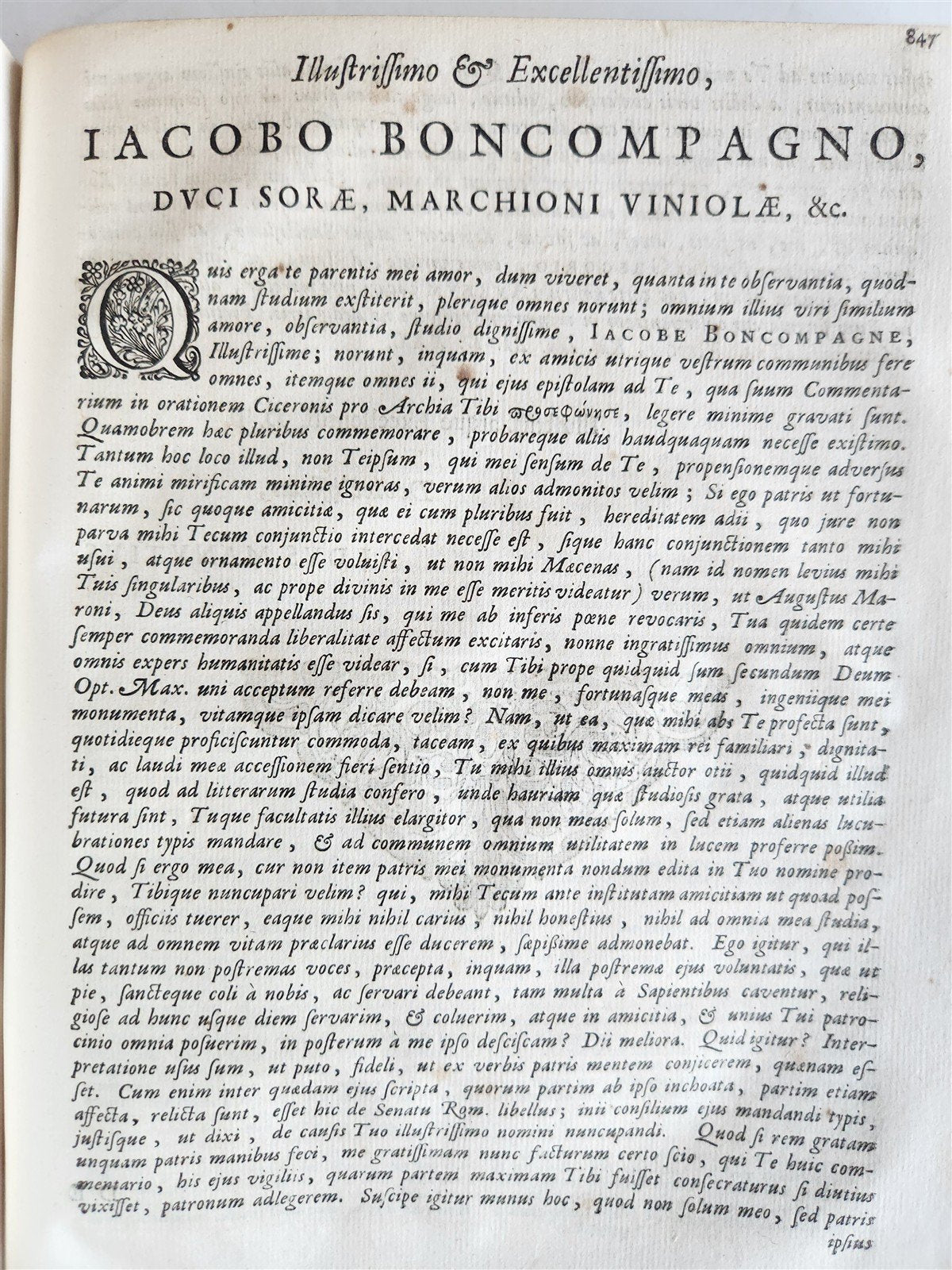 1685 ROMAN ANTIQUTIES antique ILLUSTRATED vellum bound in LATIN