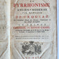 1733 EXAMEN du PYRRHONISME antique ATTACK on BAYLE HUET LEIBNIZ & WOLFF