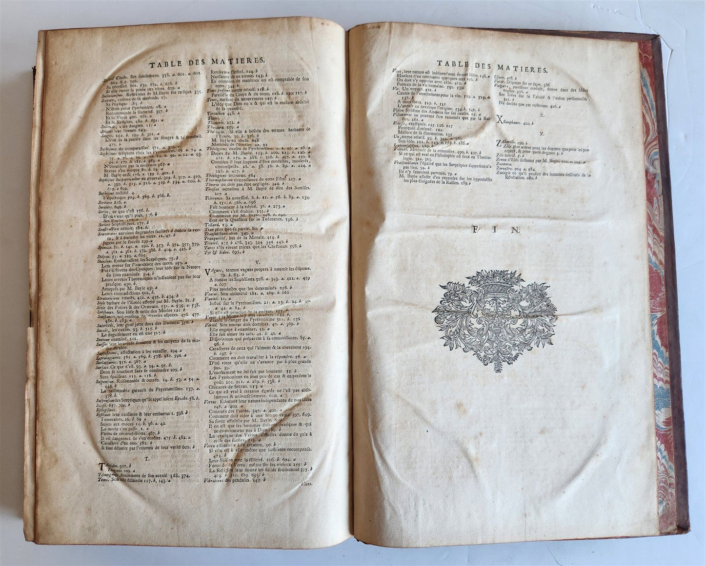 1733 EXAMEN du PYRRHONISME antique ATTACK on BAYLE HUET LEIBNIZ & WOLFF