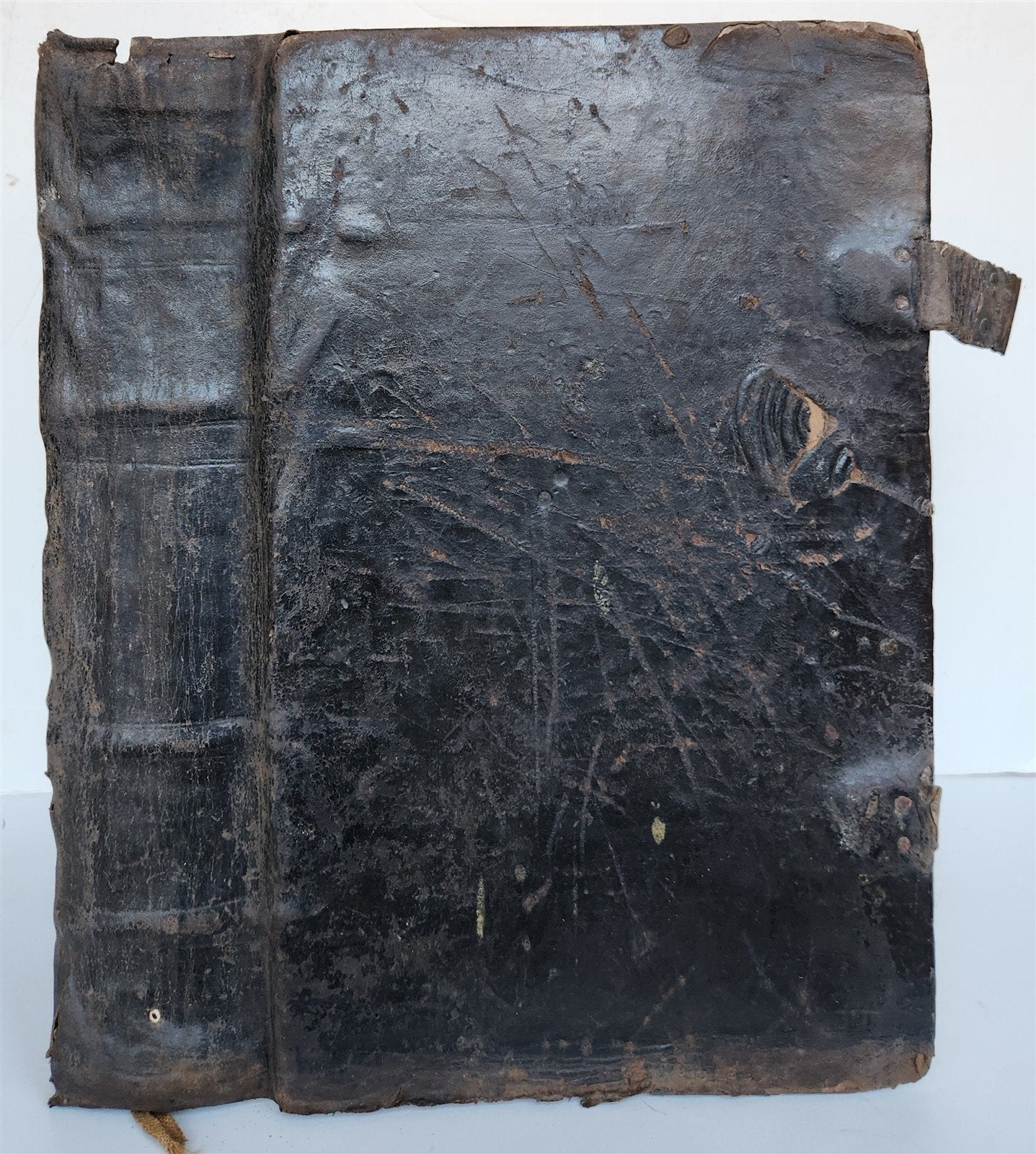 1586 ANTIPHONARIUM ROMANUM antique 16th CENTURY w/ ORIGINAL BINDING